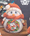 GB snowman with wreath